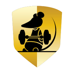 icon badge gymrat gold