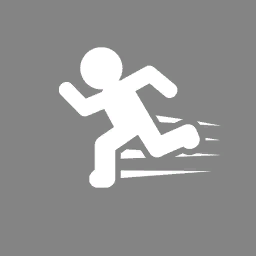 icon badge athlete grey